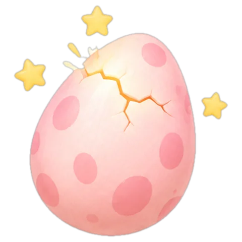 Surprise egg ready to hatch an animal friend